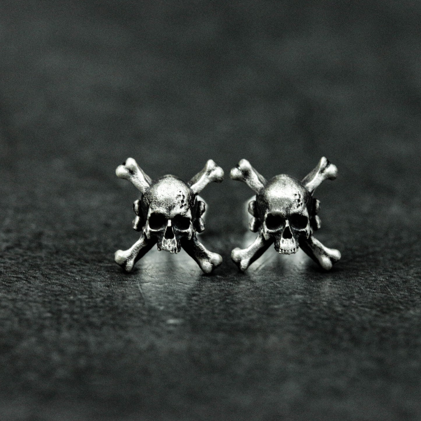 X skull earrings, skull jewelry, ghost earrings, skull accessories, skull earrings, gifts for him - handmade