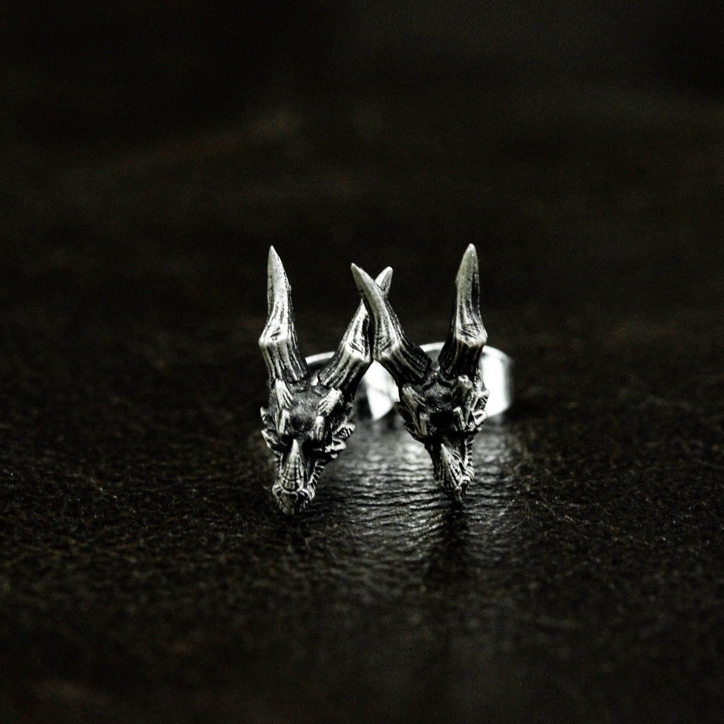 Dragon head earrings, silver earrings, dragon head bone earrings, gifts for him, gifts for best man, earrings bridesmaid gift - handmade