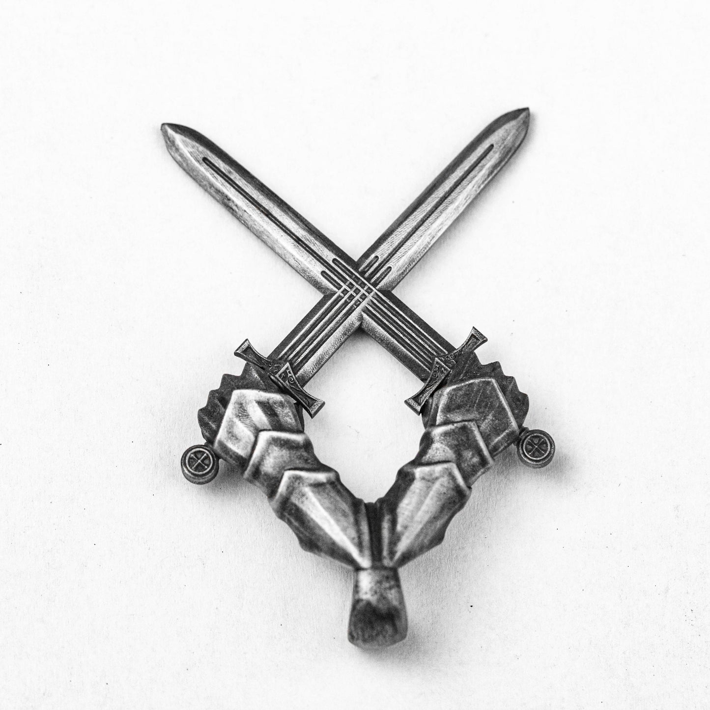 High Quality Necklace Pendant - Cross Sword Silver Jewelry - Handmade Silver Sword Pendant - Meaningful Jewelry