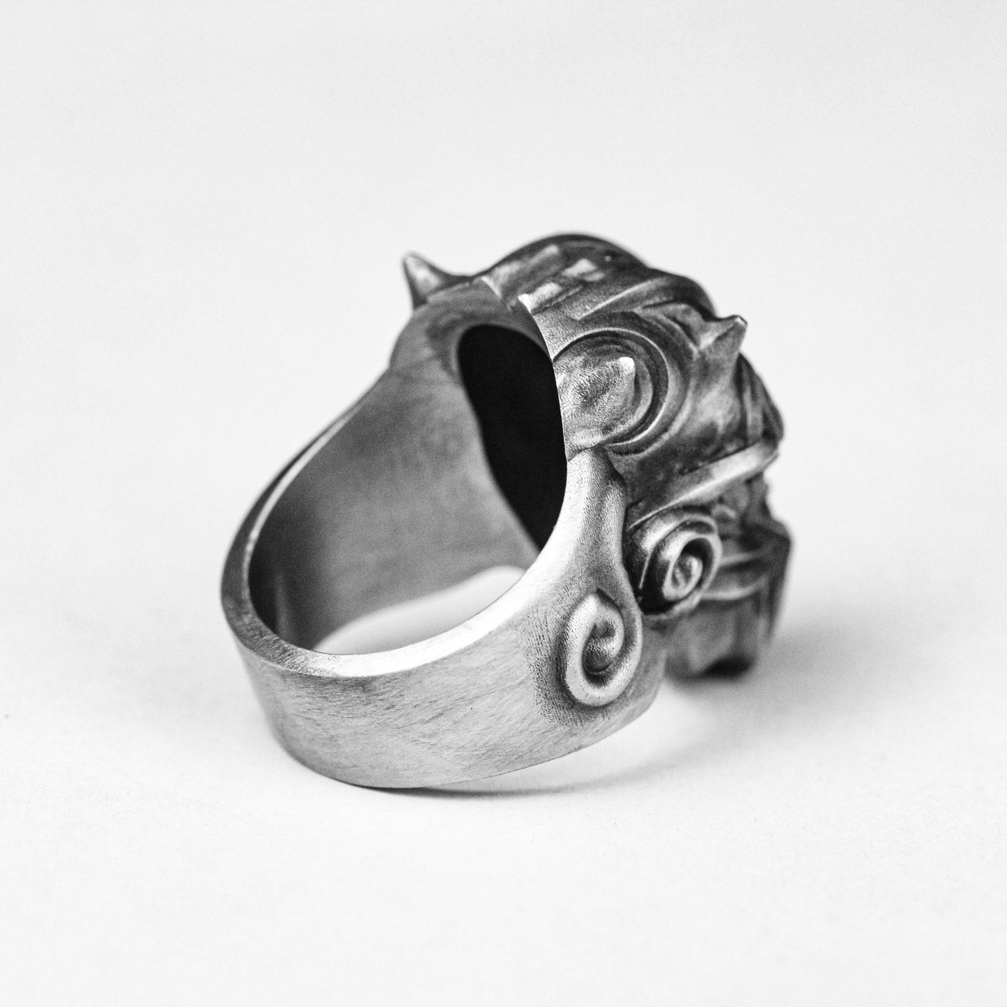 925 silver Greed ring Seven Cardinal Sins, Seven Deadly Sins, Theological Ring, Christian Ring, Sterling Silver Stoic Ring