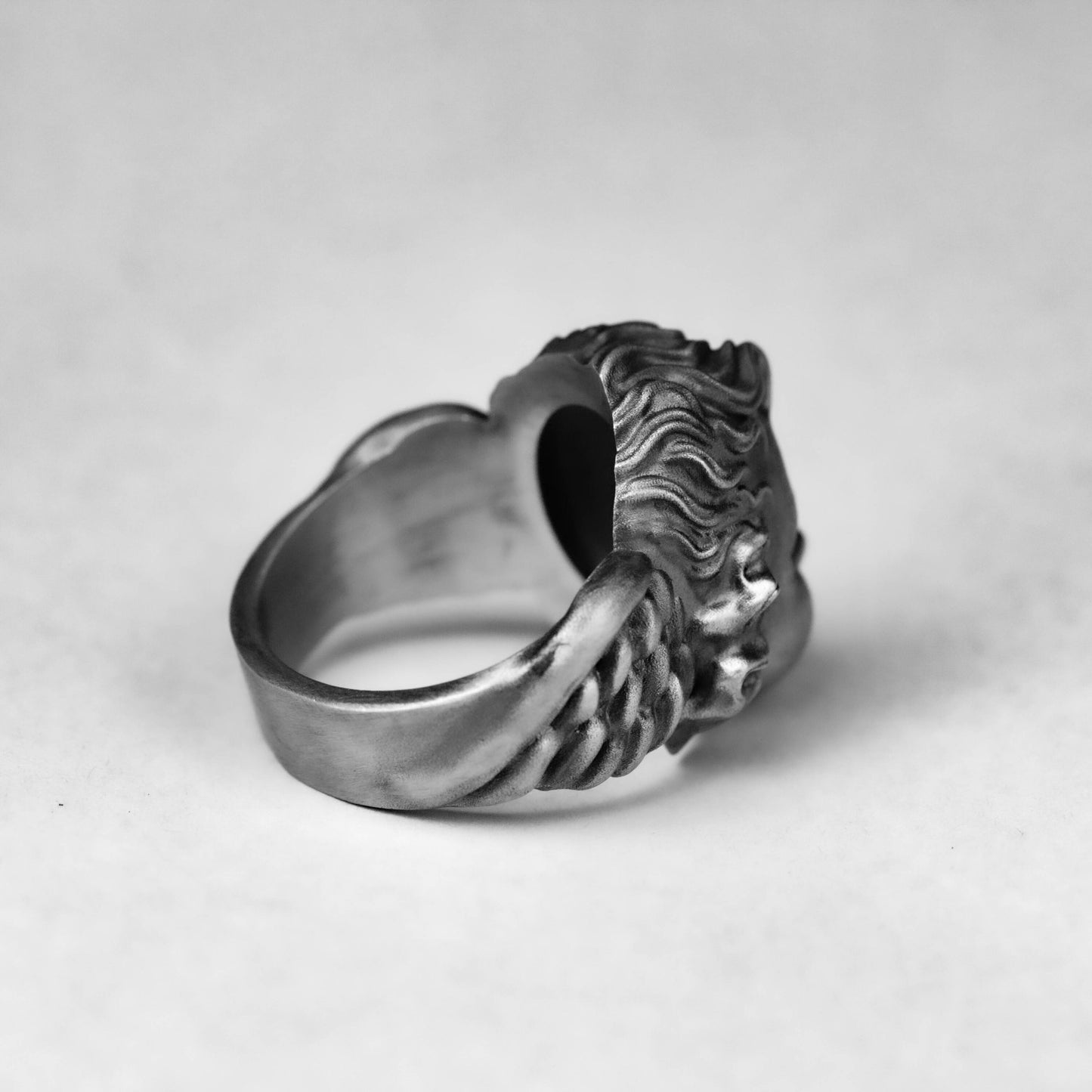 925Silver Oxidized Cupid Eros Ring, Angel Ring, Ancient Greek Jewelry, Antique Mythology Ring, Love Ring, Gift For Him Her