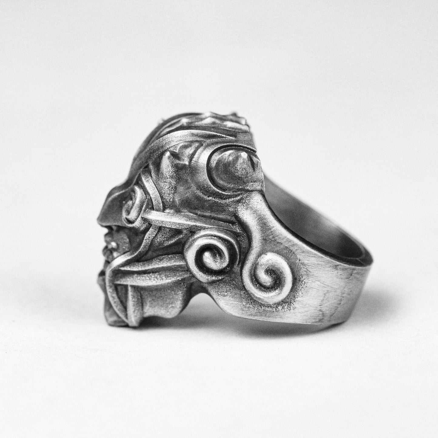 925 silver Greed ring Seven Cardinal Sins, Seven Deadly Sins, Theological Ring, Christian Ring, Sterling Silver Stoic Ring