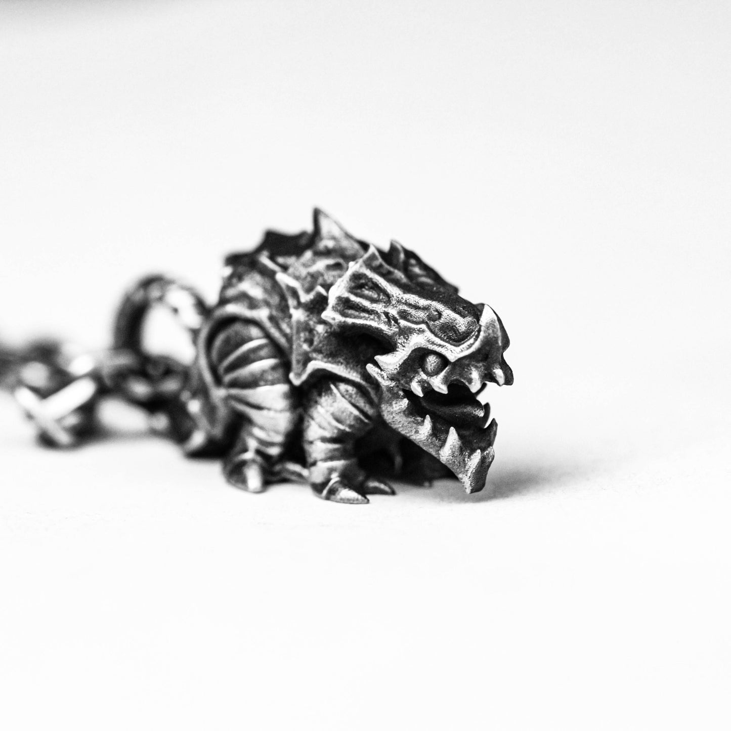 925 silver Shieldhead Dragon pendant Hatchling Pendant