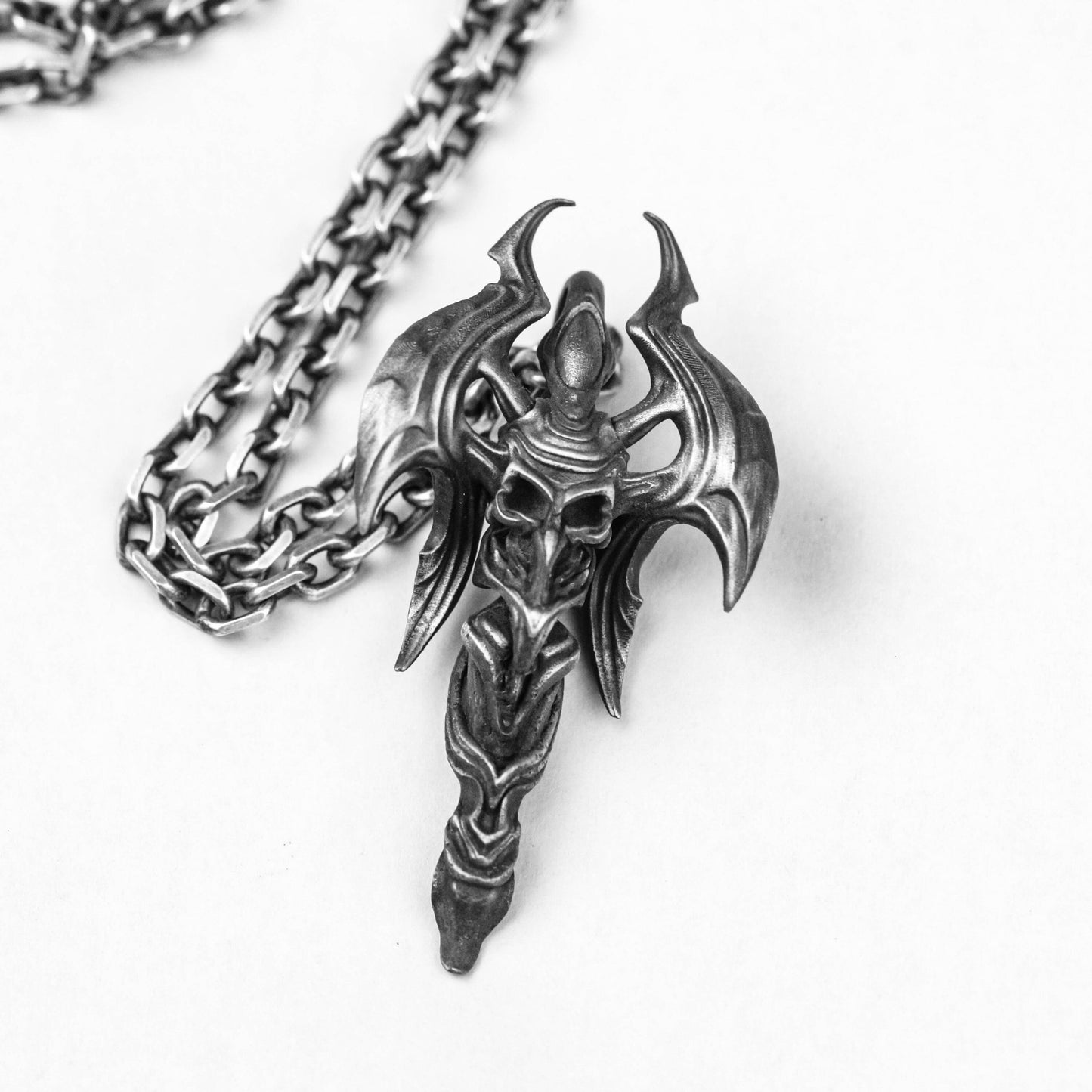 925 silver evil spirit pendant priest's scepter pendant deity jewelry