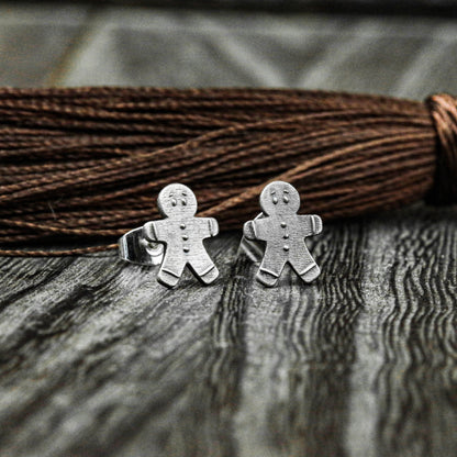 Biscuit Man Earrings, Nostalgic Gifts, Handmade Earrings, Girls Jewelry, Acrylic Earrings, Quirky Earrings.