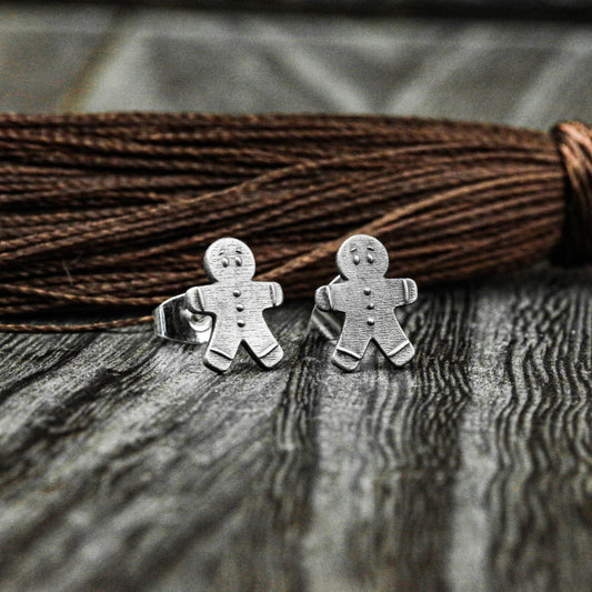 Biscuit Man Earrings, Nostalgic Gifts, Handmade Earrings, Girls Jewelry, Acrylic Earrings, Quirky Earrings.