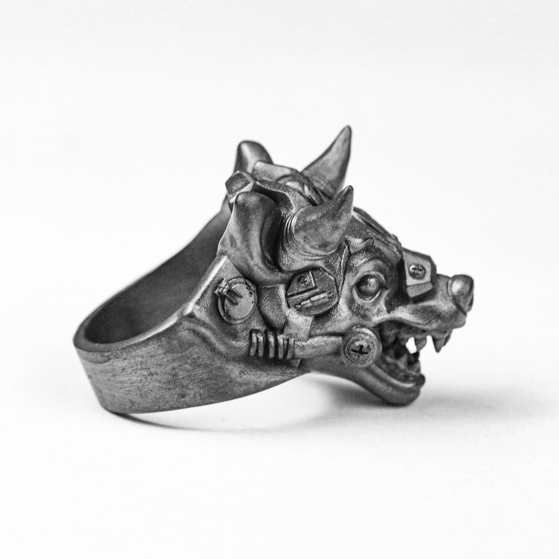 Dog Memorial Rings, Dog Love Jewelry - Beautiful Stackable Rings Pet Lover Jewelry Pet Tags, Artisan Silver Ring Gifts