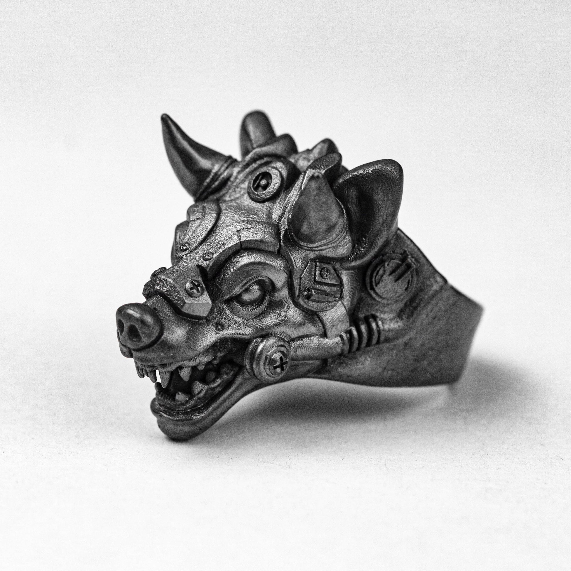 Dog Memorial Rings, Dog Love Jewelry - Beautiful Stackable Rings Pet Lover Jewelry Pet Tags, Artisan Silver Ring Gifts
