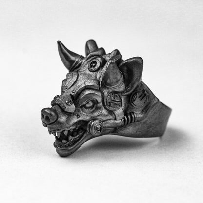 Dog Memorial Rings, Dog Love Jewelry - Beautiful Stackable Rings Pet Lover Jewelry Pet Tags, Artisan Silver Ring Gifts.