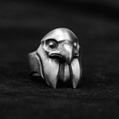 Viking Eagle Rings, Flying Eagle Rings, Bird Rings, Eagle Unique Animal Rings, Metal Bird Wing Rings, Genuine Ghost Designs,.