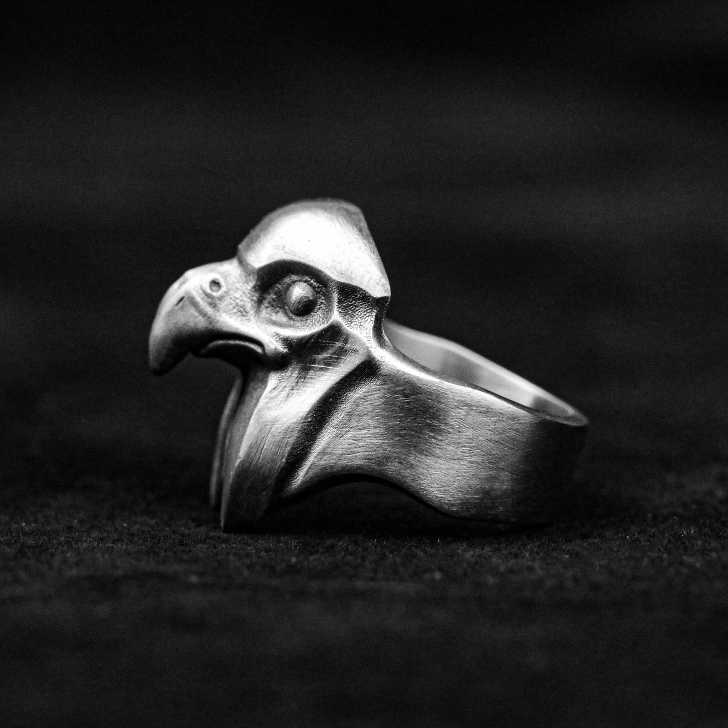 Viking Eagle Rings, Flying Eagle Rings, Bird Rings, Eagle Unique Animal Rings, Metal Bird Wing Rings, Genuine Ghost Designs,