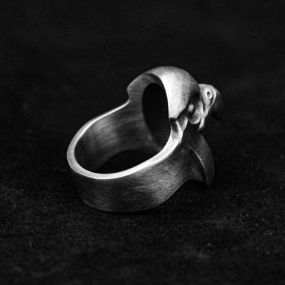 Viking Eagle Rings, Flying Eagle Rings, Bird Rings, Eagle Unique Animal Rings, Metal Bird Wing Rings, Genuine Ghost Designs,.